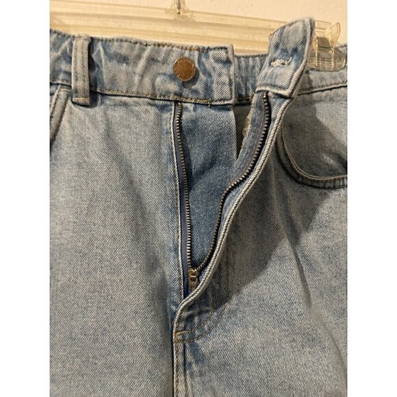 Zara Authentic Denim by TRF High Waisted 5 Pocket Shorts Rolled Hem Size 4 - Picture 6 of 14